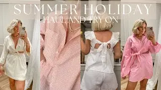 SUMMER HOLIDAY  HAUL AND TRY ON / H&M, ZARA, AMAZON FASHION