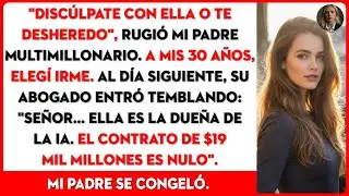 Mi padre me castigó a los 30, así que usé mi IA secreta para arruinar su imperio.