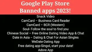 Google Play Store&nbsp;banned these dangerous apps 2023! Delete now, check list 📵📱