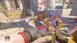 Overwatch Rag Tagg Rein and Genji gameplay