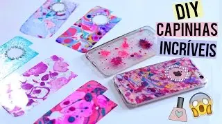 DIY: Capinhas de Celular com Esmalte | #NiiTodoDia20