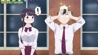 Tadano se come el arroz que preparo Komi - Komi-san