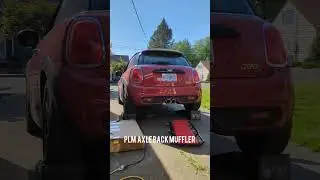 PLM alxe back exhaust vs stock on 2015 MINI Cooper S F56  #mini #f56 #exhaust #mods #DIY #minicooper