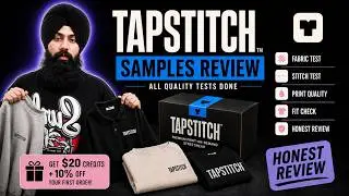 TAPSTITCH'S PRINT-ON-DEMAND CLOTHING SAMPLES AUTHENTIC & REAL-TIME REVIEW BY REAL CUSTOMER