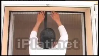 Zanzariera Magnetica su misura riducibile. Guida montaggio e installazione. Brevetto italiano.