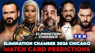WWE Elimination Chamber 2026 Chicago Match card predictions [ V1 ]