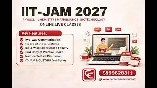 IIT-JAM 2027 Online Classes #iitjamonlineclasses #iitjam #careerendeavour #iitjamsyllabus