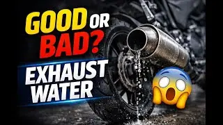Water Coming Out From Exhaust Pipe😱 | Good or Bad? | Splendor Plus #fixnridewithshahab #exhaust