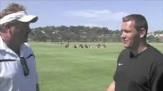 Aidy Boothroyd visits Surf Soccer Club