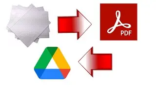 How to make a pdf of a file and save it on Google Drive.