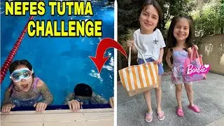 HAVUZDA NEFES TUTMA CHALLENGE‼️HİRANUR AİLESİ ZEYNEP 
