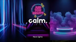 Calming videos | Relaxing videos | Neon lights | Meditation | Mind peace 