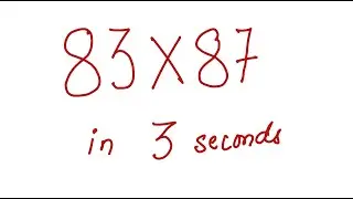 Multiply with this trick in 3 seconds | Mind blowing maths trick