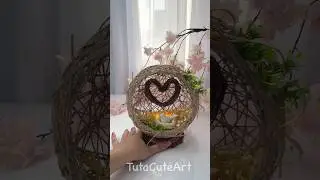 DIY cute thread ball decoration🪹🕊️