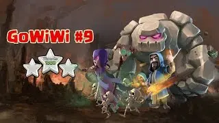 GoWiWi #9: TH9 Attack Strategy with Golem Wizard Witch 3 Star Clan War