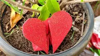 Heart shape secret message holder || Origami works || V craft