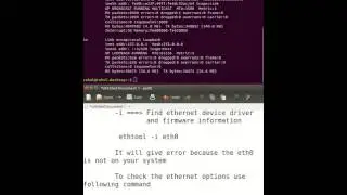 NIC Card Information using ETHTOOL