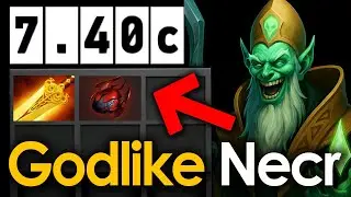 Immortal 250 Rank Necrophos Mid Imba | Patch 7.40c Dota 2