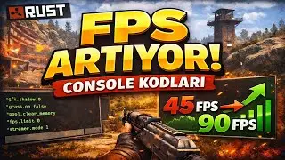 Rust Oyununuzu Kolaylaştıracak Console Kodları | FPS + Performans Artışı 🚀
