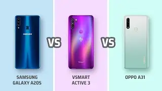 So sánh chi tiết Samsung Galaxy A20s, OPPO A31 và Vsmart Active 3: 8 nhân nhưng rất khác