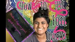 Beginners guide to using foil inserts in resin or jesmonite - She Lyons