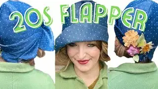Sewing a 1920s DOWNTON ABBEY STYLE HAT using simple dressmaking skills