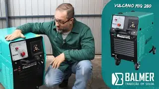 MINHA NOVA SOLDA MIG MAG! - BALMER Vulcano MIG 280 (Tutorial de utilização e testes)