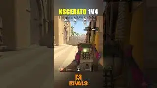 KSCERATO 1v4 Clutch против Team Falcons!😱🔥#cs2 #gamingshorts