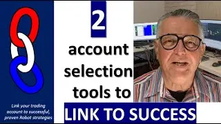 2 Account selection tools added to the trading account link to success trade copy service