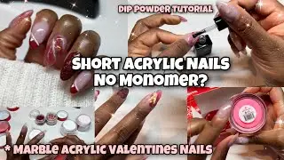 ACRYLIC AND GEL X NAILS (NO MONOMER) - Testing NOT POLISH 2in1 ACRYLICS | Dip Powder Nail Tutorial