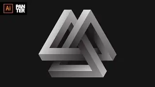 Triple Impossible Triangle | Illustrator Tutorial