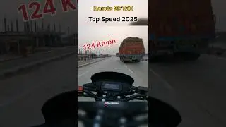 Honda SP160 TOP SPEED 2025 #trending #bikers #viralshorts #hondasp160 #topspeed #rider #reels
