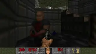 Прохождение Ultimate Doom E1M1 Hangar 100% UV