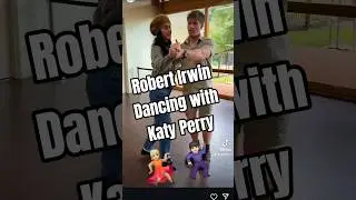 Robert Irwin practices for Dancing with the Stars with Katy Perry @KatyPerry @australiazoo
