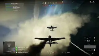 Dogfighting in the smoke| Battlefield V