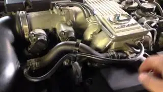 Ls400 power steering idle up valve delete