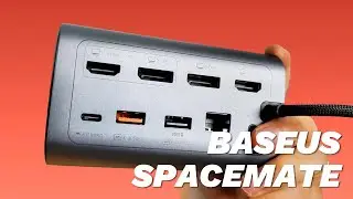 Tr&ecirc;n tay Dock Baseus Spacemate 3 M&agrave;n H&igrave;nh Cho MacBook & Windows
