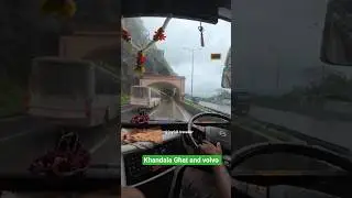 khandala Ghat lonavala volvo bus #bus #automobile #driver
