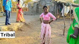 [151] Tribal Village life Rajasthan India