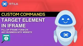 RTILA Tutorial - How to Interact with elements inside an iFrame