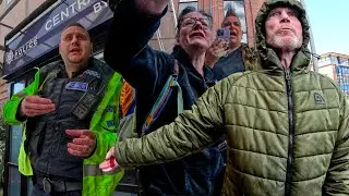 TRANS PROTESTORS ATTACK OUTSIDE POLICE STATION, GET ARRESTED!!!! - Nottingham Trans Rights Now🏳️&zwj;⚧️