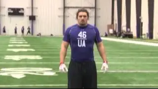 Shayne Gauthier LB Laval University 2016 NFL Regional Combine