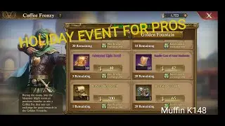 Muffin K148 - Coffee holiday event for pros and for free players - guns of glory