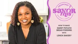 SavorThis! | Sweet Potato Bread Pudding