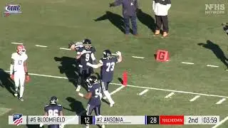Class S Football: Ansonia 58 Bloomfield 12