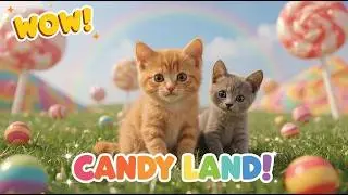 MaMa Cat Family in the Candy Kingdom 🍭✨  Magic Portal Adventure (Baby Cat & Tini Cat)