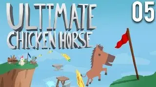 Ultimate Chicken Horse Gameplay - Part 5 - Waterfall