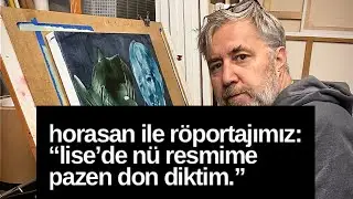 Horasan ile r&ouml;portajımız: &ldquo;lisede n&uuml; resmime pazen don diktim.&rdquo; #shorts #horasan #art #video
