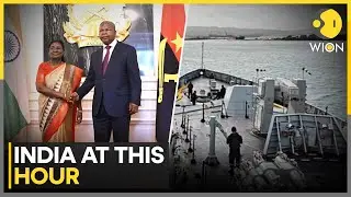 INS Sahyadri Reaches Guam For Malabar 2025 Drills | Prez Murmu, Angolan Counterpart Hold Key Talks