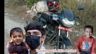 Traveling to sister house with little brother 😀 ☺️ 🎊 @DahalTube 